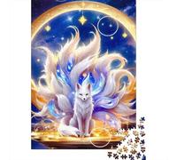 Puzzles Jigsaw 1000 Pièces Esprit Mythique Fox Puzzles 70x50cm/1000pcs pour Enfants Cadeau Jeu D'Intelligence Pression Réduite Bricolage Carton