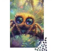 Puzzles Jigsaw 1000 Pièces Fantasy d'araignée Mignonne Puzzles 52x38cm/1000pcs pour Enfants Cadeau Jeu D'Intelligence Familial DIY Carton