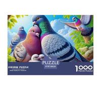 Puzzles Jigsaw 1000 Pièces La Famille Dove Puzzles 38x26cm/1000pcs pour Enfants Cadeau Jeu D'Intelligence Familial DIY Voitureton