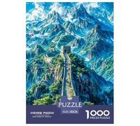 Puzzles Jigsaw 1000 Pièces La Grande Muraille Puzzles 38x26cm/1000pcs pour Enfants Cadeau Jeu D'Intelligence Familial Bricolage Carton