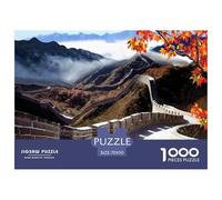 Puzzles Jigsaw 1000 Pièces La Grande Muraille Puzzles 70x50cm/1000pcs pour Adultes Et Enfants Cadeau Jeu D'Intelligence Familial Bricolage Carton