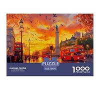 Puzzles Jigsaw 1000 Pièces Magnifique Paris Big Ben Puzzles 70x50cm/1000pcs pour Adultes Et Enfants Cadeau Jeu D'Intelligence Familial DIY Carton