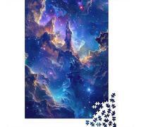 Puzzles Jigsaw 1000 Pièces Nébuleuse Cosmique Fantasy Puzzles 38x26cm/1000pcs pour Enfants Cadeau Jeu D'Intelligence Pression Réduite Bricolage Carton