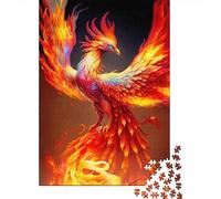 Puzzles Jigsaw 1000 Pièces Oiseau de feu Mythique Puzzles 70x50cm/1000pcs pour Enfants Cadeau Jeu D'Intelligence Familial DIY Carton