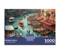 Puzzles Jigsaw 1000 Pièces Venise Puzzles 38x26cm/1000pcs pour Adultes Et Enfants Cadeau Jeu D'Intelligence Familial DIY Carton