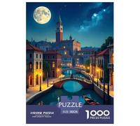 Puzzles Jigsaw 1000 Pièces Venise Puzzles 38x26cm/1000pcs pour Enfants Cadeau Jeu D'Intelligence Familial Bricolage Carton