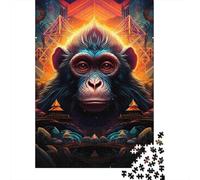 Puzzles Jigsaw 1000 Pièces Vision du Singe Mystique Puzzles 52x38cm/1000pcs pour Enfants Cadeau Jeu D'Intelligence Familial Bricolage Carton