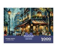 Puzzles Jigsaw 1000 Pièces Vue Rue Puzzles 70x50cm/1000pcs pour Enfants Cadeau Jeu D'Intelligence Familial DIY Carton