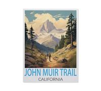 Puzzles，John Muir Trail, Californie，1000 Pièces Jigsaw Puzzle Éducatif Intellectuel Décompression Fun Famille Jeu/Vacances Noël（75x50cm）-L21
