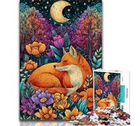 Puzzles Jungle Fox pour Adolescents, 2 000 pièces, Jouets addictifs pour la décoration de la Maison, 70x100cm