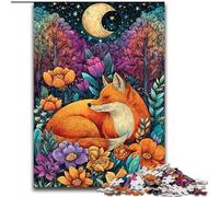 Puzzles Jungle Fox pour Adultes 1000 pièces, pour Les 14 Ans et Plus, Jeux de réflexion en Famille, Cadeaux d'anniversaire de Noël (50x75cm)