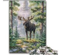 Puzzles Jungle Moose pour Adultes et Adolescents, 2000 pièces, Jouets éducatifs et éducatifs, Jeux familiaux avec Affiche et fiche de Questions-réponses (70x100cm)