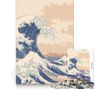 Puzzles Kanagawa Under The Wave pour Adolescents, 1000 pièces, entraînement Intelligent, Temps Libre agréable, découpe Impeccable, Joyeux Noël (38x26cm)