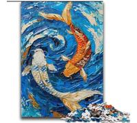 Puzzles Koi pour Adolescents 2000 pièces, Jeu Stimulant et interactif Parent-Enfant (70x100cm)