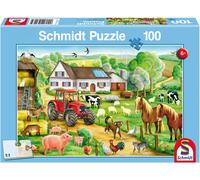 Puzzle Animaux 100 pièces La Joyeuse Ferme - SCHMIDT SPIELE - Mixte - A partir de 3 ans