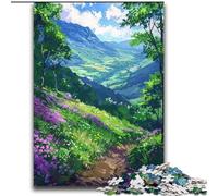 Puzzles La Montagne Verte pour Adultes et Adolescents, Un défi Difficile à relever, à Offrir à Toute la Famille (70x100cm)
