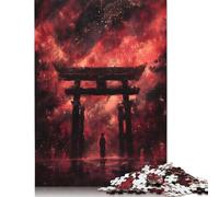 Puzzles La Palma Sunset pour Adultes 500 pièces Puzzle en Bois Puzzles pour Adultes 500 pièces (52x38cm)