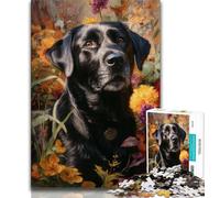 Puzzles Labrador des forêts pour Adolescents (1 000 pièces), Difficiles à réaliser, mais Amusants et Humoristiques, Cadeaux d'anniversaire, décoration Murale (50x75cm)