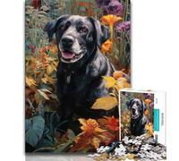 Puzzles Labrador des forêts pour Adolescents 1000 pièces, Jouets éducatifs et Anti-Stress, adaptés à la décoration de Bureau (38x26cm)