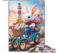 Puzzles Lapin de Pâques pour Adultes 2000 pièces, Art ; Réduction du Stress ; Liste de souhaits avec Père Noël (14 Ans) (70x100cm)