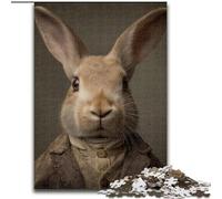 Puzzles Lapin pour Adolescents, 1000 pièces, Art intéressant, réduction du Stress, liste de souhaits avec Père Noël, pour Les 14 Ans (50x75cm)