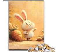 Puzzles Lapins Mignons pour Adolescents 2000 Pièces, Jeux de Détente pour Amoureux à partir de 14 Ans (70x100cm)