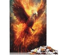 Puzzles Le Phénix avec Feu 500 pièces pour Adultes, Jouets éducatifs, Jeux en Famille, Cadeaux d'anniversaire, 500 pièces (52 x 38 cm)
