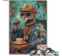 Puzzles léopard Tendance pour Adolescents, 2000 pièces, Jeux de détente pour renforcer l'amour Entre Couples (à partir de 14 Ans) (70x100cm)