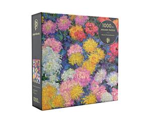 Puzzles Les Chrysanthemes de Monet Les Chrysanthemes de Monet Puzzle 1000 pc, Rouge/Orange/Jaune
