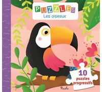 Puzzles Les oiseaux - 10 puzzles progressifs - - Simona Beretta - Piccolia - Jeux livres objets
