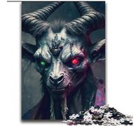 Puzzles Les Yeux du Diable pour Adolescents : 2000 Puzzles, Jeux Amusants, Chaque pièce est Unique - Jeu Familial Stimulant et Amusant (70x100cm)