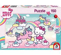 Puzzles Licorne De Kitty, 150 Pcs, Effet Scintillant