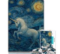 Puzzles Licorne Mystérieuse 1000 Pièces pour Adultes, Cadeaux, Difficile à Compléter, mais Drôle et Humoristique, Cadeau d'anniversaire, Cadeaux, Art Mural (38x26cm)