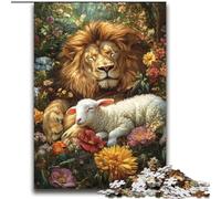 Puzzles Lion Art pour Adolescents 2000 pièces, Jeux éducatifs, décoration d'intérieur, idéal pour la décoration de Bureau (70x100cm)