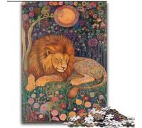Puzzles Lion Art pour Adultes et Adolescents, 2000 pièces, pour stimuler Le Cerveau, Jouets addictifs pour cultiver la Patience, Jeu de défi Unique (70x100cm)