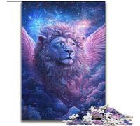 Puzzles Lion Cosmique pour Adolescents 1000 Puzzles, Jeux Amusants, Chaque pièce est Unique - Jeu Familial Stimulant (50x75cm)