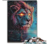 Puzzles Lion Cosmique pour Adolescents 2000, Anti-Stress, Vacances à la Maison, Interaction Parent-Enfant (70x100cm)