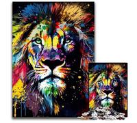 Puzzles Lion Magique 1000 pièces pour Adultes, Puzzles en Carton, idéal pour Les Adolescents et Les collectionneurs, Cadeau de Voyage, activité familiale 26x38cm / 10,23x14,96 Pouces