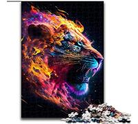 Puzzles Lion pour Adultes, Jouets éducatifs, idéal comme Cadeau pour Toute la Famille, à partir de 14 Ans (Taille 50x75cm)