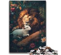 Puzzles Lions et Agneaux 2000 pièces pour Adolescents, Cadeaux, Jouets éducatifs, Jeux Anti-Stress, Superbes Cadeaux et Jouets (70x100cm)