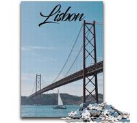 Puzzles Lisbonne Portugal pour Adultes et Adolescents, à Assembler soi-même, à Offrir en Cadeau à Toute la Famille, pour 14 Personnes (2000 pièces, 70x100cm)