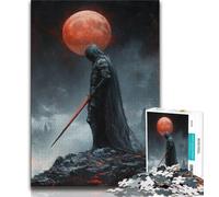 Puzzles Lone Knight 1000 pièces pour Adolescents, stimulent Le Cerveau, stimulent la Patience et stimulent l'interaction Parent-Enfant (75x50cm)
