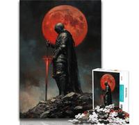Puzzles Lone Knight pour Adultes 1000 pièces, Staycation Kill Time, Chaque pièce est Unique - Jeu Familial Stimulant et Amusant (75x50cm)