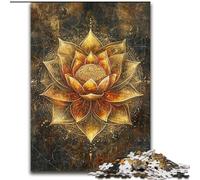 Puzzles Lotus Art pour Adultes et Adolescents, 1000 pièces, pour stimuler Le Cerveau, Jouets addictifs pour cultiver la Patience, Jeu de défi Unique (26x38cm)