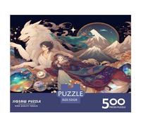 Puzzles Loup Compagnons 500 pièces pour Adultes et Puzzles en Bois Puzzle éducatif Jeu Familial 500 pièces (52 x 38 cm)