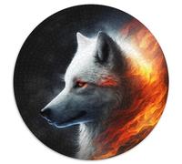 Puzzles Loup Fantastique pour Adultes Puzzles 1000 Pièces pour Adultes Cadeau Parfait pour Parents, Amoureux, Amis - 14 Ans et Plus 67,5x67,5cm