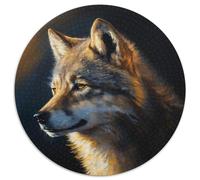 Puzzles Loup Fantastique pour Adultes Puzzles 1000 Pièces pour Adultes Cadeau Parfait pour Parents, Amoureux, Amis - 14 Ans et Plus 67,5x67,5cm