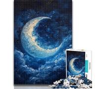Puzzles lunaires 1000 pièces pour Adultes et Adolescents, Jouets éducatifs, Anti-Stress, liste de souhaits avec Père Noël 50x75cm