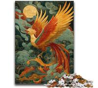 Puzzles Magic Phoenix pour Adultes et Adolescents, 1 000 pièces, Aide Le Cerveau à exercer des Jouets addictifs pour cultiver la Patience Une œuvre d'art (50x75cm)