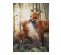 Puzzles Magical Foxes Puzzles pour Adultes, Jouets Anti-Stress, Modèles À Assembler, Parfaits comme Cadeaux pour Toute La Famille 52x38cm/1000pcs